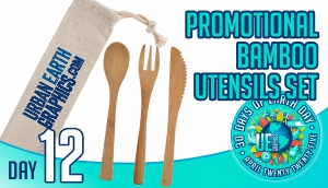 Day twelve - eco-friendly promotions products bamboo utensil set