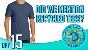 Day fifteen - custom printed recycled tees by Allmade