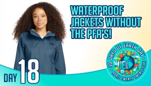 Day eighteen - custom embroidered pfa free waterproof jackets by North Face