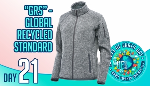 Day twenty-one - GRS Global Recycled Standard fleece for custom embroidery