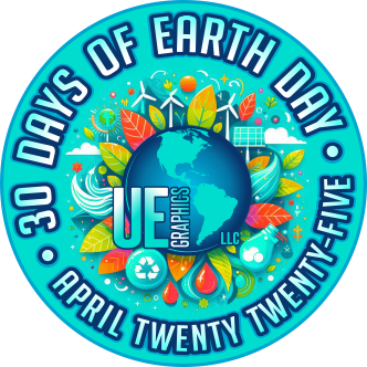 30 days of earth day logo 2025