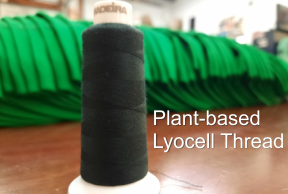 Eco-friendly plant based Lyocell embroidery thread example