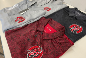 Custom Embroidery on Athletic Performance Polos